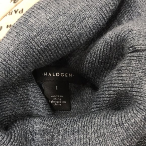 Halogen Turtleneck Merino Wool Blend Sweater - Picture 4 of 5